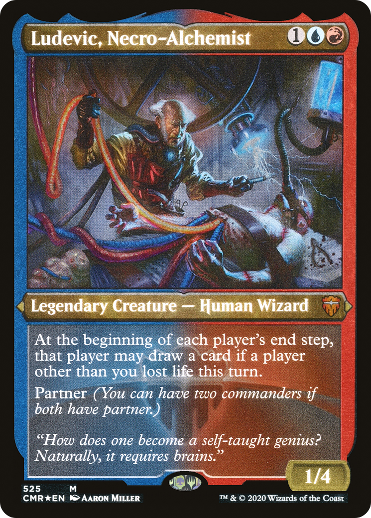 Ludevic, Necro-Alchemist (CMR-525) - Commander Legends Etched Foil - Premium MTG Single from Wizards of the Coast - Just $1.48! Shop now at Game Crave Tournament Store