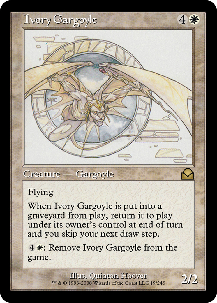 Ivory Gargoyle (ME2-019) - Masters Edition II Foil - Premium MTG Single from Wizards of the Coast - Just $0! Shop now at Game Crave Tournament Store