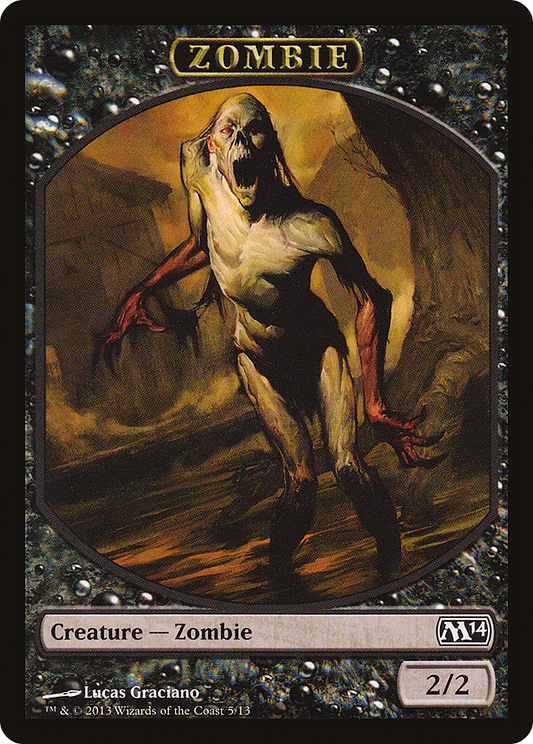 Zombie (TM14-005) - Magic 2014 Tokens - Premium MTG Single from Wizards of the Coast - Just $0.25! Shop now at Game Crave Tournament Store