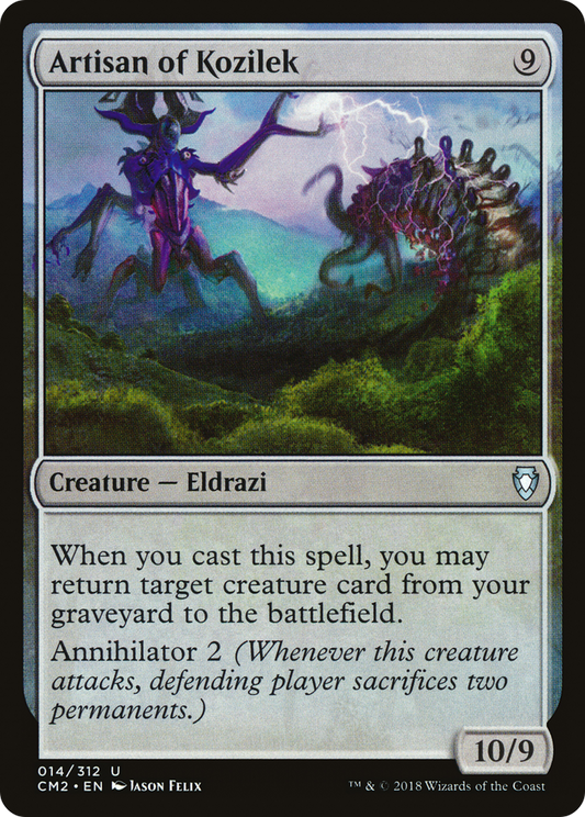 Artisan of Kozilek (CM2-014) - Commander Anthology Volume II - Premium MTG Single from Wizards of the Coast - Just $0.19! Shop now at Game Crave Tournament Store