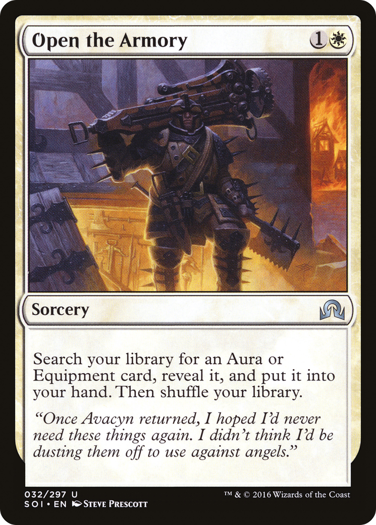 Open the Armory (SOI-032) - Shadows over Innistrad Foil - Premium MTG Single from Wizards of the Coast - Just $5.64! Shop now at Game Crave Tournament Store