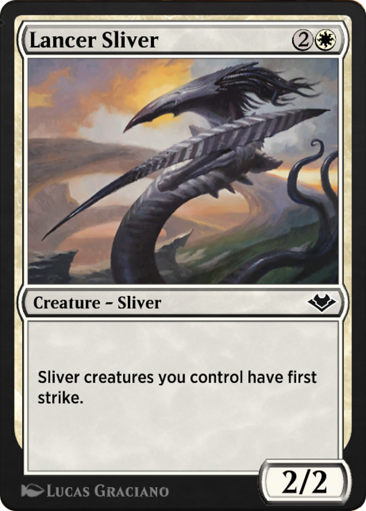 Lancer Sliver (J21-102) - Jumpstart: Historic Horizons - Premium MTG Single from Wizards of the Coast - Just $0! Shop now at Game Crave Tournament Store