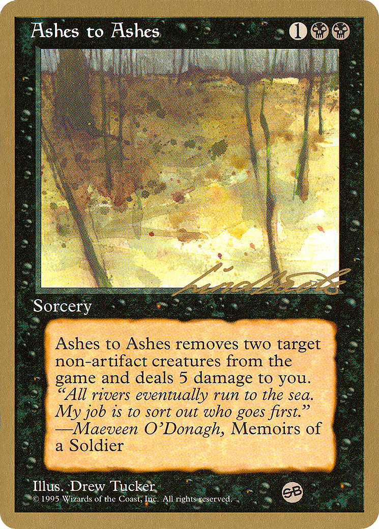 Ashes to Ashes (PTC-LL33SB) - Pro Tour Collector Set - Premium MTG Single from Wizards of the Coast - Just $0.35! Shop now at Game Crave Tournament Store