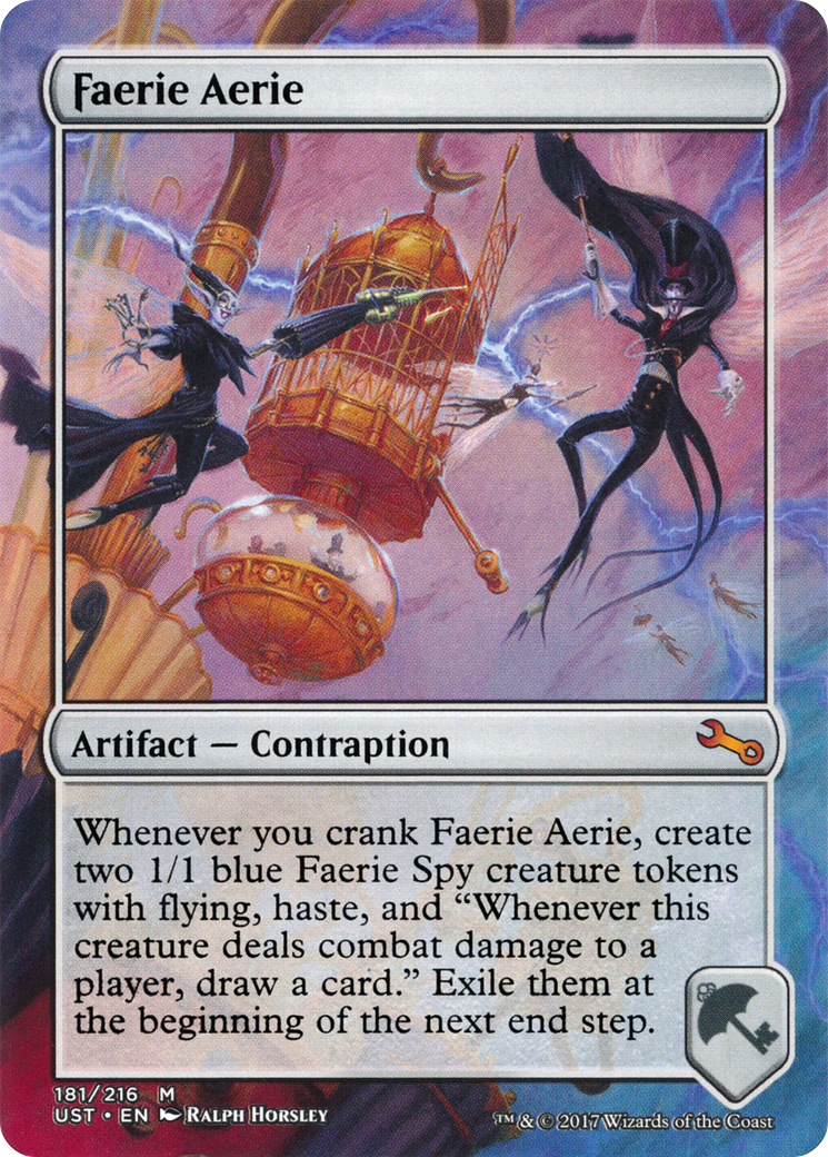 Faerie Aerie (UST-181) - Unstable (Borderless) - Premium MTG Single from Wizards of the Coast - Just $0.11! Shop now at Game Crave Tournament Store