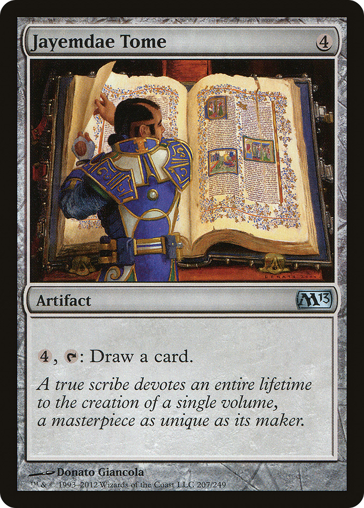 Jayemdae Tome (M13-207) - Magic 2013 - Premium MTG Single from Wizards of the Coast - Just $0.25! Shop now at Game Crave Tournament Store