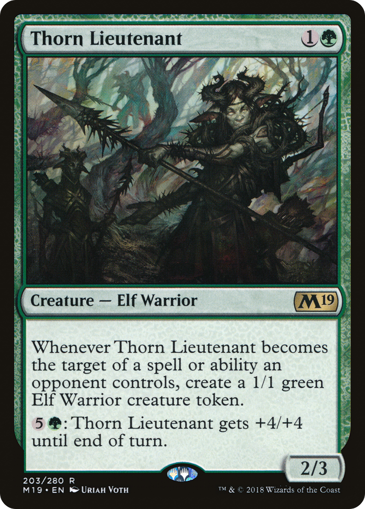 Thorn Lieutenant (M19-203) - Core Set 2019 - Premium MTG Single from Wizards of the Coast - Just $0.25! Shop now at Game Crave Tournament Store