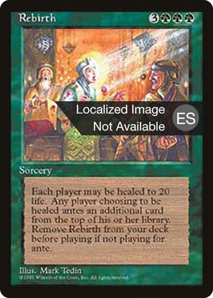 Rebirth (4BB-267) - Fourth Edition Foreign Black Border - Premium MTG Single from Wizards of the Coast - Just $1.20! Shop now at Game Crave Tournament Store