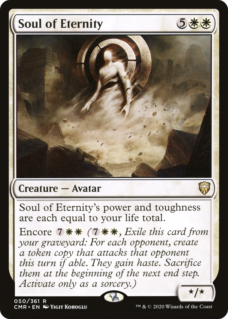 Soul of Eternity (CMR-050) - Commander Legends Foil - Premium MTG Single from Wizards of the Coast - Just $0.09! Shop now at Game Crave Tournament Store