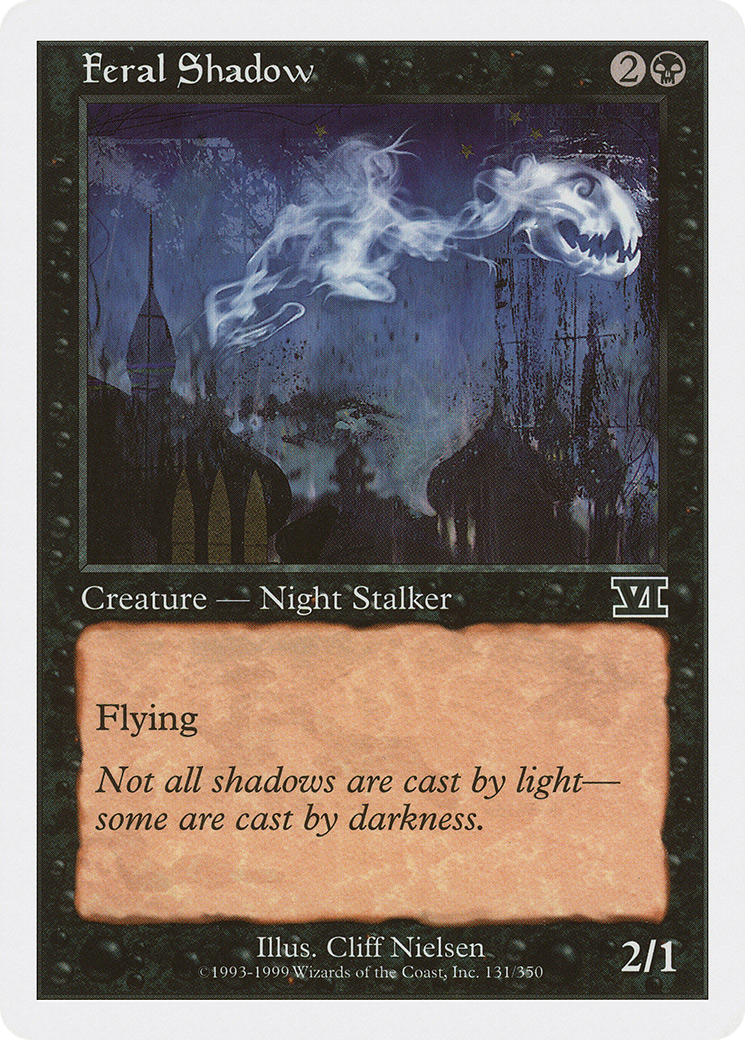 Feral Shadow (6ED-131) - Classic Sixth Edition - Premium MTG Single from Wizards of the Coast - Just $0.25! Shop now at Game Crave Tournament Store