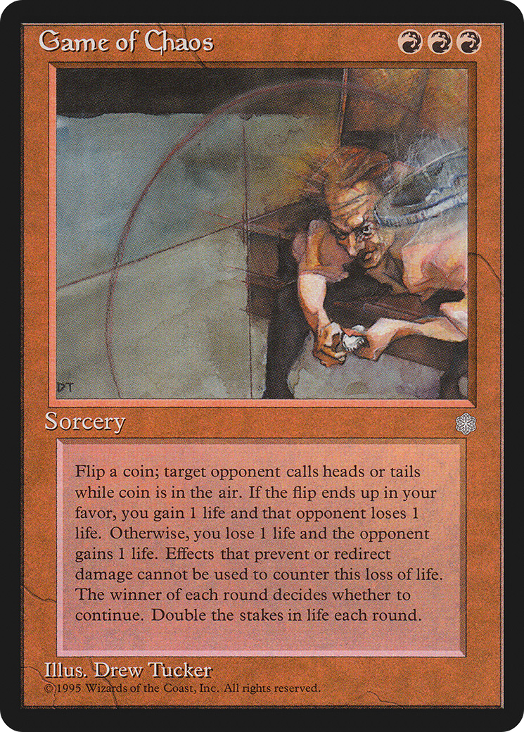 Game of Chaos (ICE-186) - Ice Age - Premium MTG Single from Wizards of the Coast - Just $6.10! Shop now at Game Crave Tournament Store