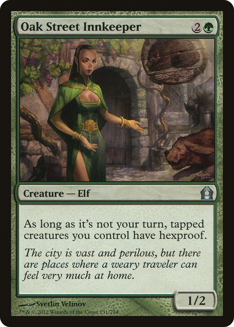 Oak Street Innkeeper (RTR-131) - Return to Ravnica Foil - Premium MTG Single from Wizards of the Coast - Just $0.74! Shop now at Game Crave Tournament Store