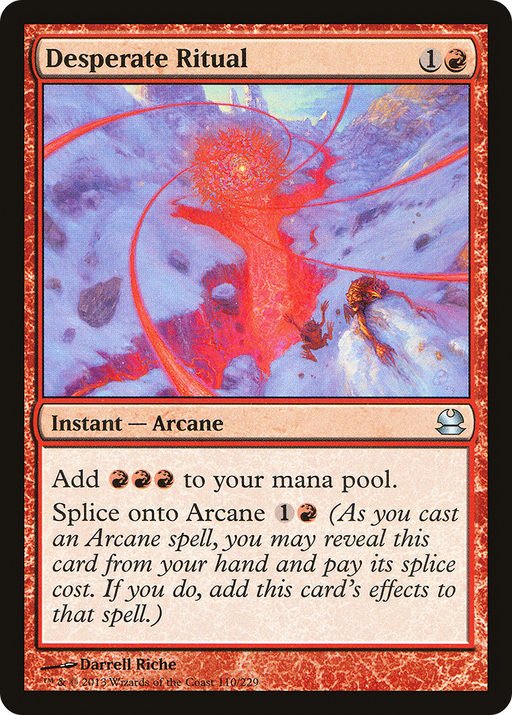 Desperate Ritual (MMA-110) - Modern Masters - Premium MTG Single from Wizards of the Coast - Just $2.40! Shop now at Game Crave Tournament Store