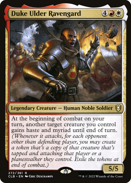 Duke Ulder Ravengard (CLB-272) - Commander Legends: Battle for Baldur's Gate - Premium MTG Single from Wizards of the Coast - Just $0.25! Shop now at Game Crave Tournament Store