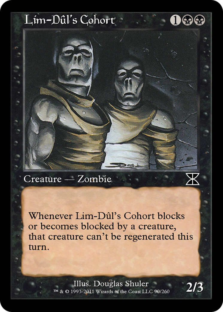 Lim-Dûl's Cohort (ME4-090) - Masters Edition IV Foil - Premium MTG Single from Wizards of the Coast - Just $0! Shop now at Game Crave Tournament Store
