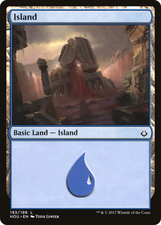 Island (HOU-193) - Hour of Devastation - Premium MTG Single from Wizards of the Coast - Just $0.08! Shop now at Game Crave Tournament Store