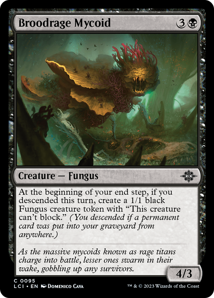 Broodrage Mycoid (LCI-095) - The Lost Caverns of Ixalan - Premium MTG Single from Wizards of the Coast - Just $0.08! Shop now at Game Crave Tournament Store