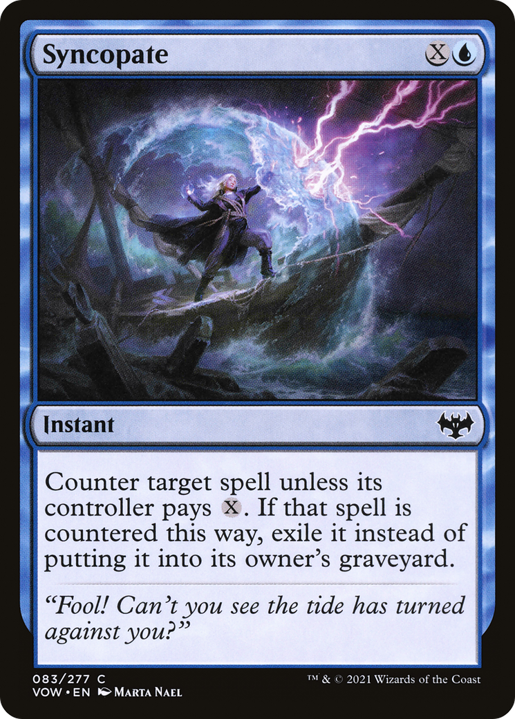 Syncopate (VOW-083) - Innistrad: Crimson Vow - Premium MTG Single from Wizards of the Coast - Just $0.08! Shop now at Game Crave Tournament Store