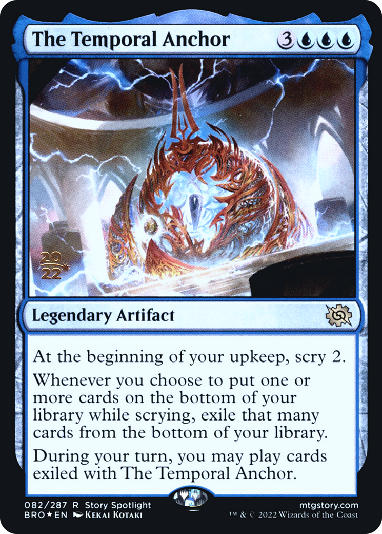 The Temporal Anchor (PBRO-82S) - The Brothers' War Promos Foil - Premium MTG Single from Wizards of the Coast - Just $0.13! Shop now at Game Crave Tournament Store
