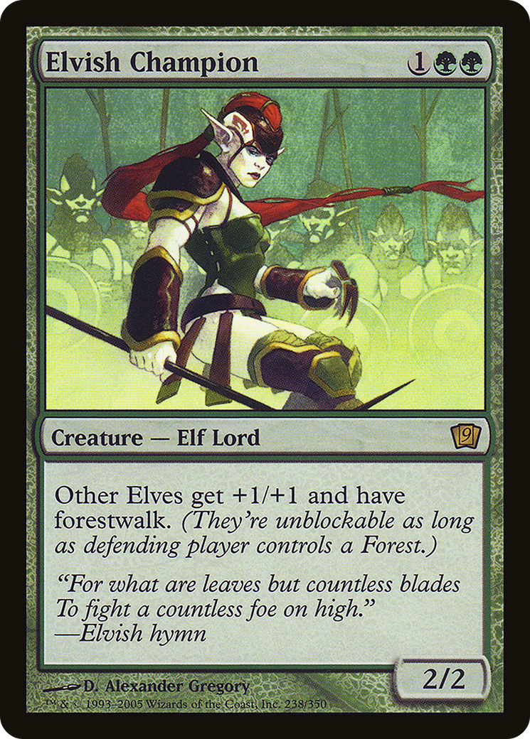 Elvish Champion (9ED-238★) - Ninth Edition Foil - Premium MTG Single from Wizards of the Coast - Just $16.55! Shop now at Game Crave Tournament Store