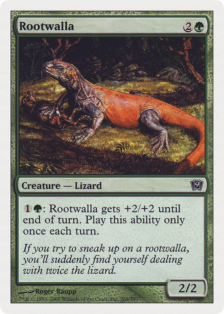 Rootwalla (9ED-268) - Ninth Edition - Premium MTG Single from Wizards of the Coast - Just $0.08! Shop now at Game Crave Tournament Store