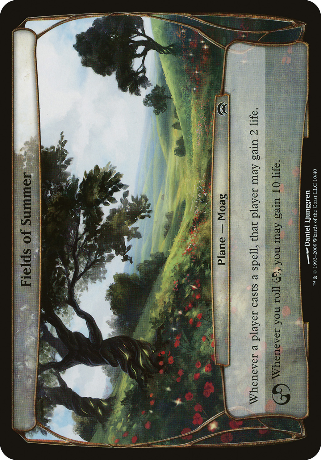 Fields of Summer (OHOP-010) - Planechase Planes - Premium MTG Single from Wizards of the Coast - Just $0.11! Shop now at Game Crave Tournament Store