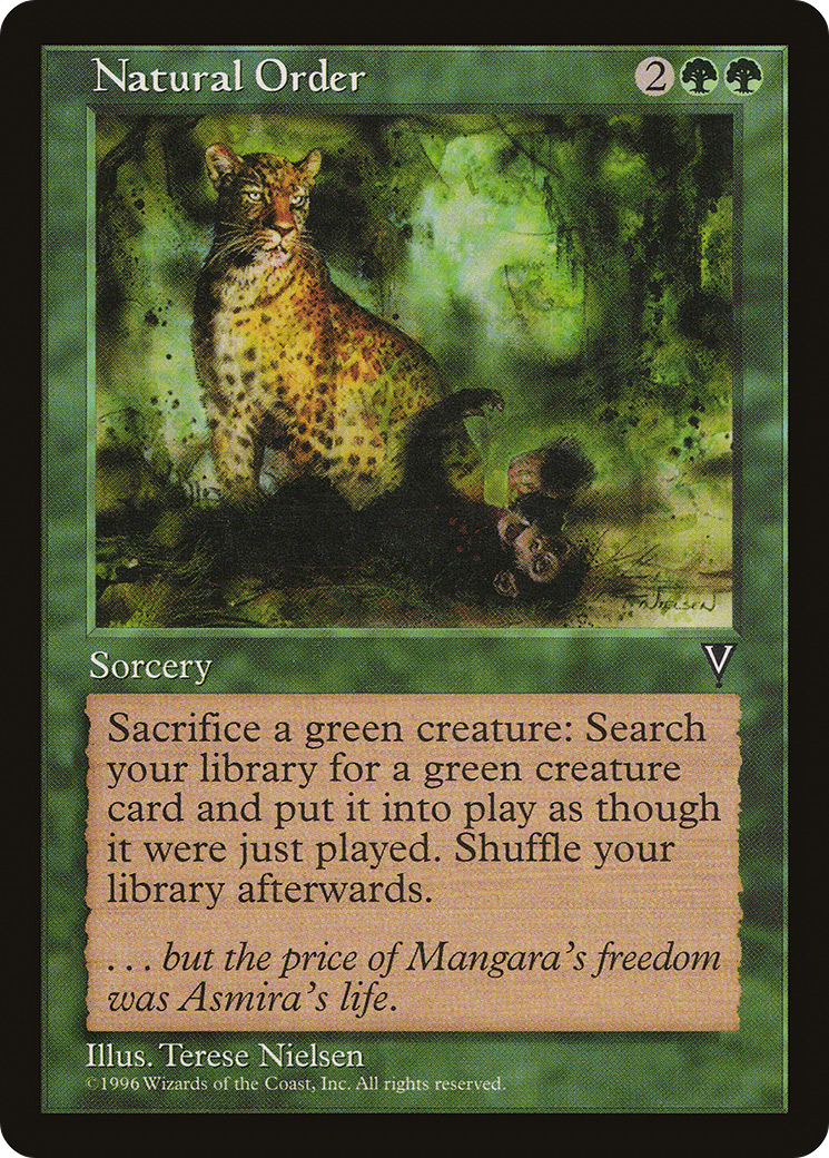 Natural Order (VIS-114) - Visions - Premium MTG Single from Wizards of the Coast - Just $3.98! Shop now at Game Crave Tournament Store