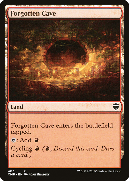 Forgotten Cave (CMR-483) - Commander Legends - Premium MTG Single from Wizards of the Coast - Just $0.08! Shop now at Game Crave Tournament Store