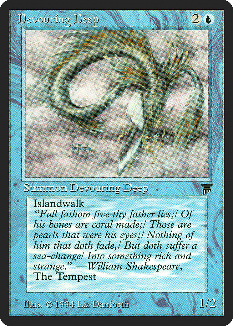 Devouring Deep (LEG-050) - Legends - Premium MTG Single from Wizards of the Coast - Just $0.08! Shop now at Game Crave Tournament Store
