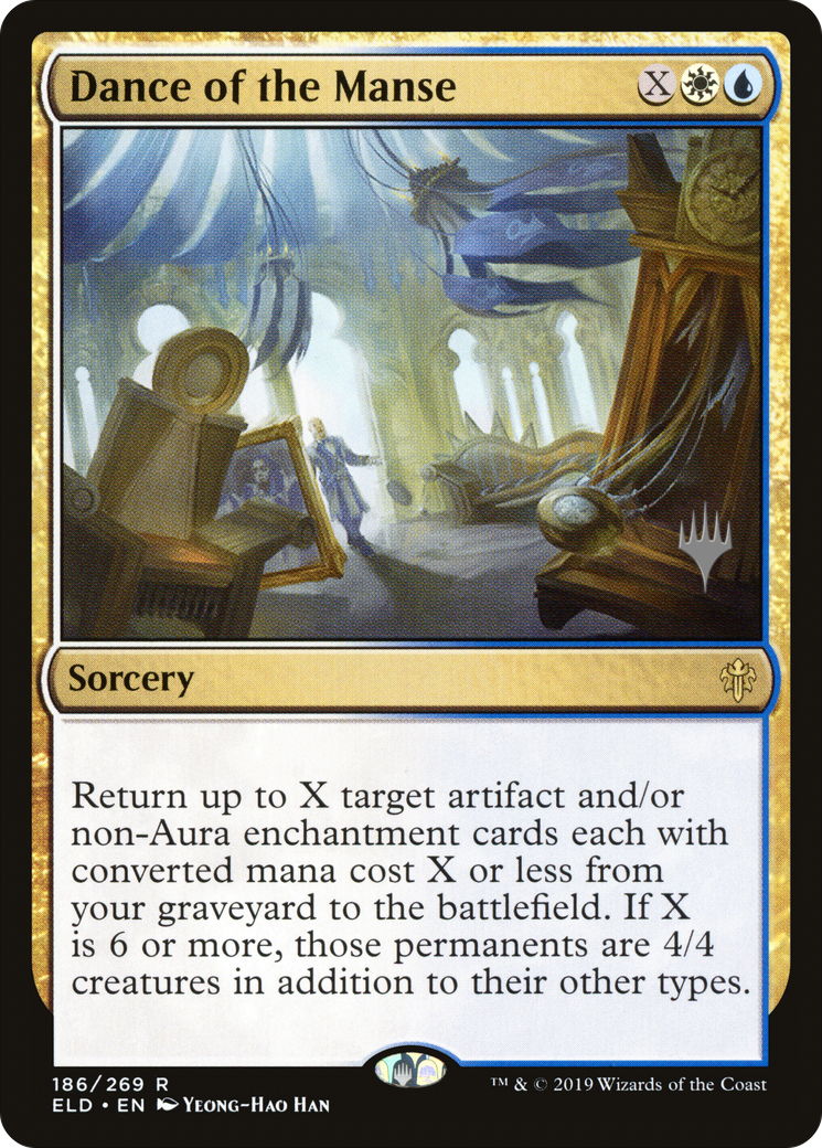 Dance of the Manse (PELD-186P) - Throne of Eldraine Promos - Premium MTG Single from Wizards of the Coast - Just $0.13! Shop now at Game Crave Tournament Store