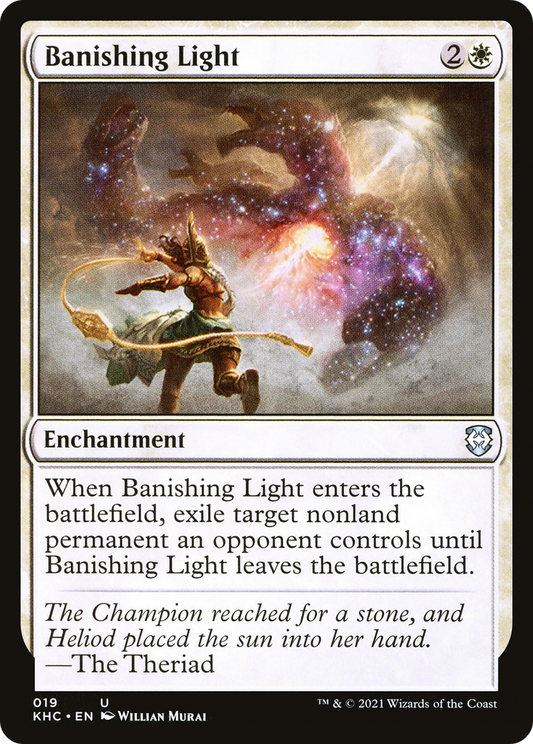 Banishing Light (KHC-019) - Kaldheim Commander - Premium MTG Single from Wizards of the Coast - Just $0.08! Shop now at Game Crave Tournament Store