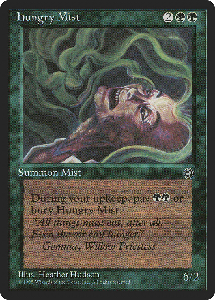 Hungry Mist (HML-88A) - Homelands - Premium MTG Single from Wizards of the Coast - Just $0.08! Shop now at Game Crave Tournament Store