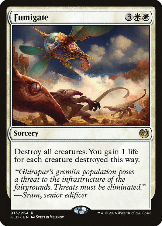 Fumigate (PKLD-15P) - Kaladesh Promos Foil - Premium MTG Single from Wizards of the Coast - Just $0.52! Shop now at Game Crave Tournament Store
