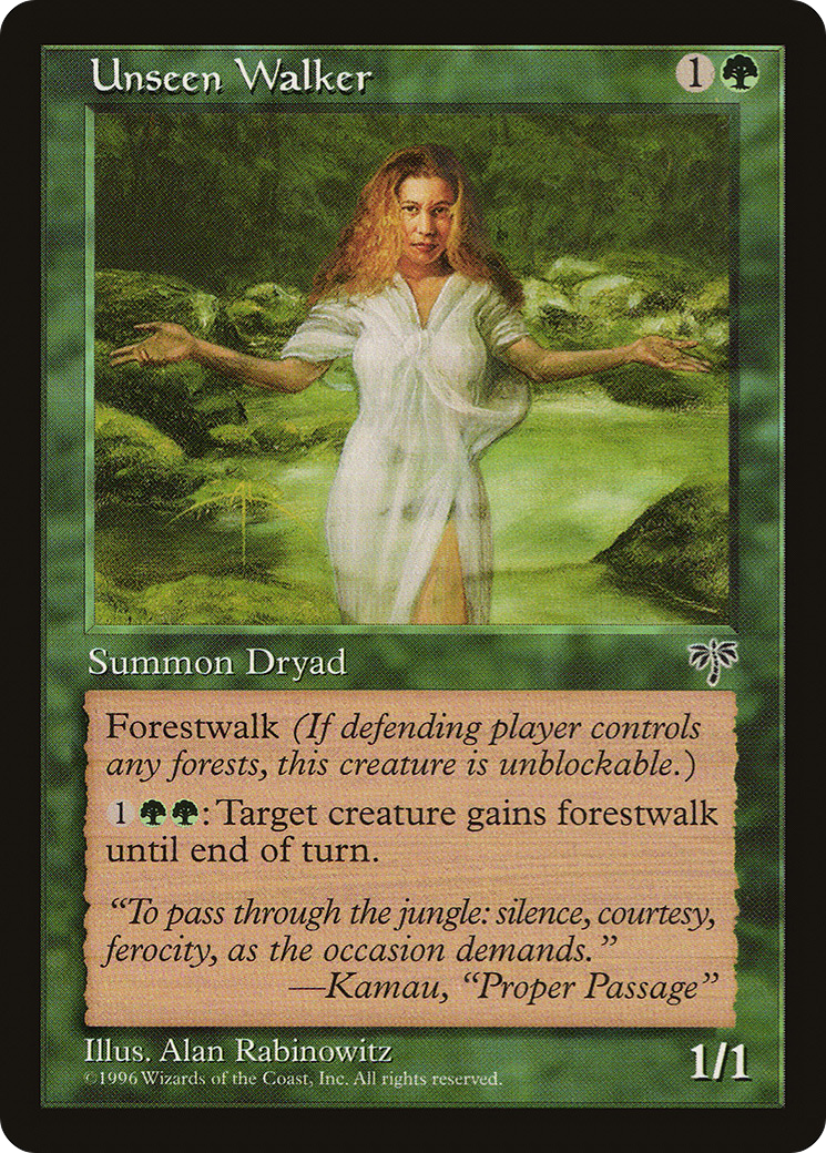 Unseen Walker (MIR-249) - Mirage - Premium MTG Single from Wizards of the Coast - Just $0.08! Shop now at Game Crave Tournament Store