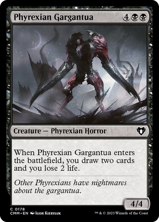Phyrexian Gargantua (CMM-178) - Commander Masters - Premium MTG Single from Wizards of the Coast - Just $0.08! Shop now at Game Crave Tournament Store