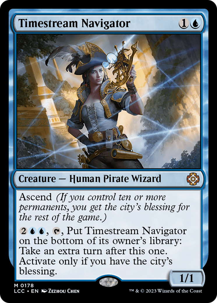 Timestream Navigator (LCC-178) - The Lost Caverns of Ixalan Commander - Premium MTG Single from Wizards of the Coast - Just $0.08! Shop now at Game Crave Tournament Store