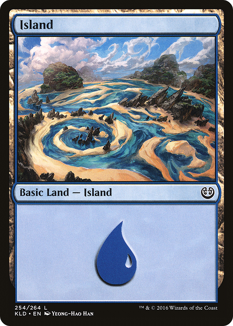 Island (KLD-254) - Kaladesh Foil - Premium MTG Single from Wizards of the Coast - Just $0.14! Shop now at Game Crave Tournament Store