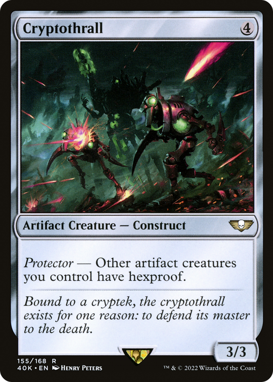 Cryptothrall (40K-155) - Warhammer 40,000 Commander - Premium MTG Single from Wizards of the Coast - Just $5.11! Shop now at Game Crave Tournament Store