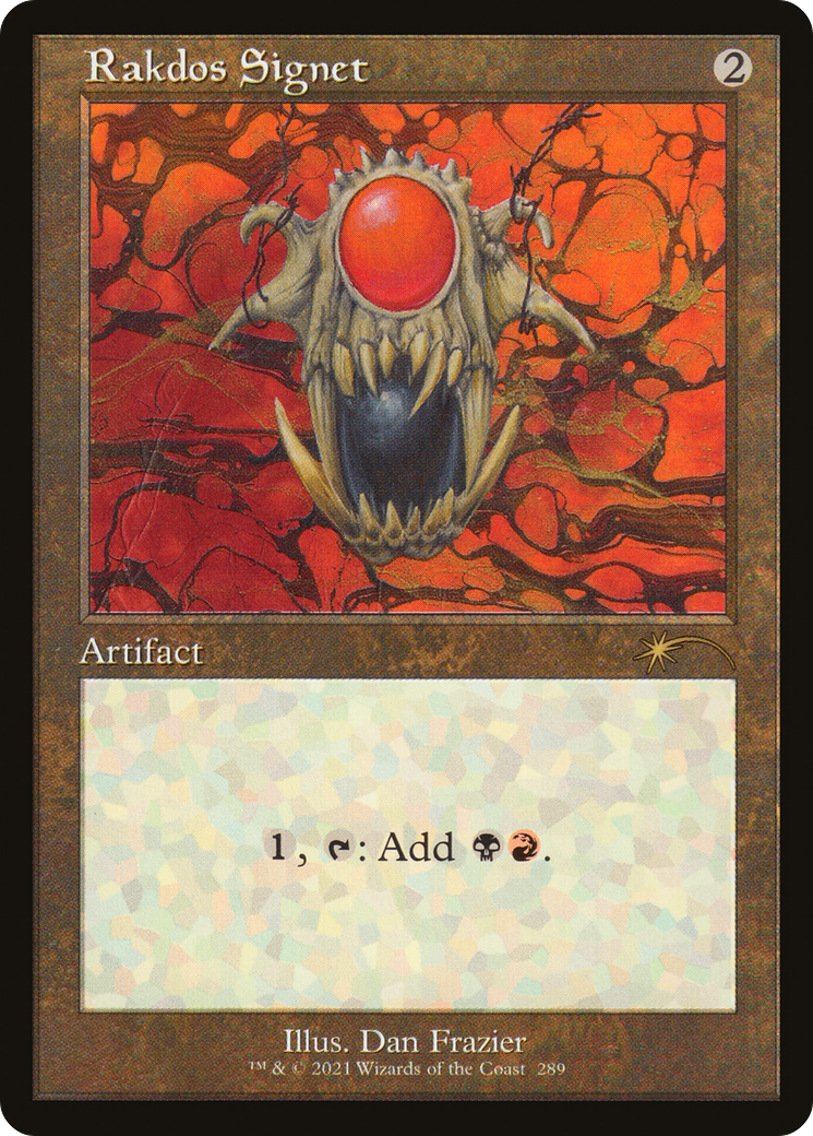 Rakdos Signet (SLD-289) - Secret Lair Drop Etched Foil - Premium MTG Single from Wizards of the Coast - Just $4.61! Shop now at Game Crave Tournament Store