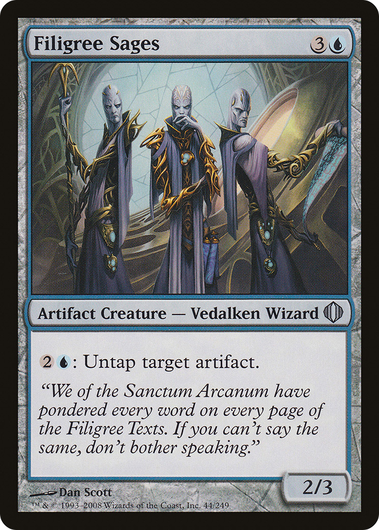 Filigree Sages (ALA-044) - Shards of Alara - Premium MTG Single from Wizards of the Coast - Just $0.08! Shop now at Game Crave Tournament Store