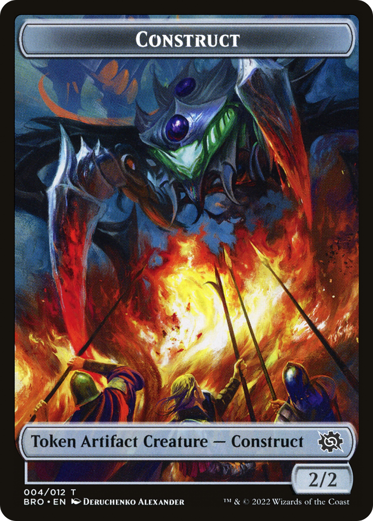 Construct (TBRO-004) - The Brothers' War Tokens - Premium MTG Single from Wizards of the Coast - Just $0! Shop now at Game Crave Tournament Store