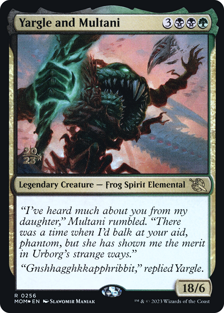Yargle and Multani (PMOM-256S) - March of the Machine Promos Foil - Premium MTG Single from Wizards of the Coast - Just $0.97! Shop now at Game Crave Tournament Store