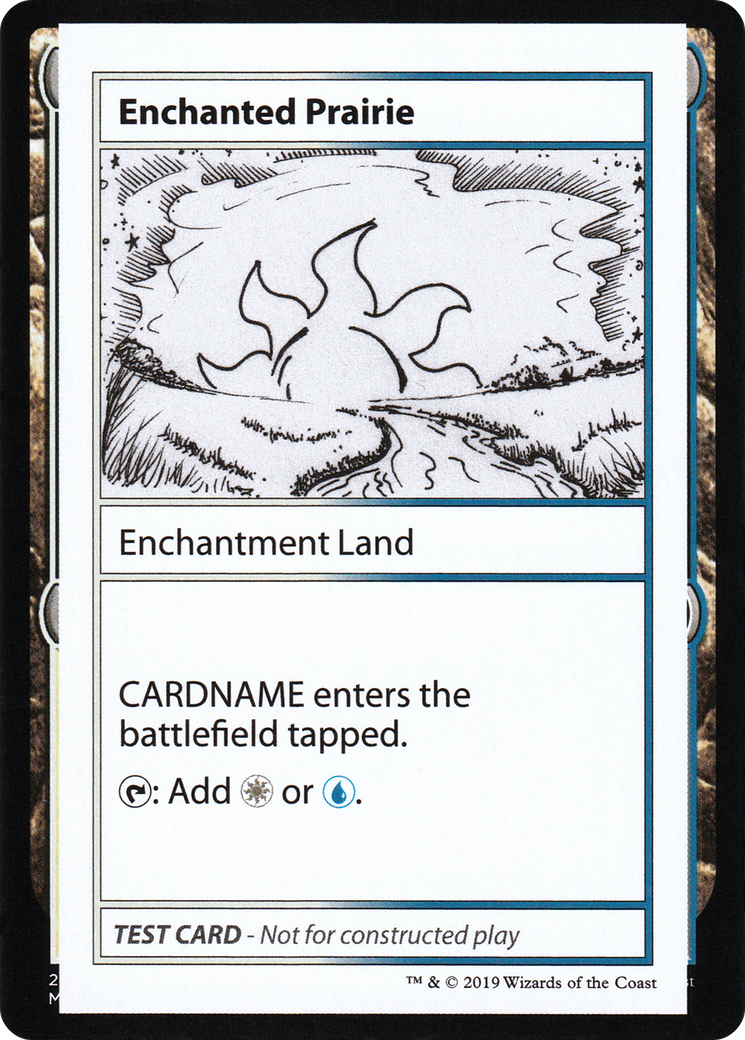 Enchanted Prairie (CMB2-115) - Mystery Booster Playtest Cards 2021 - Premium MTG Single from Wizards of the Coast - Just $0.25! Shop now at Game Crave Tournament Store