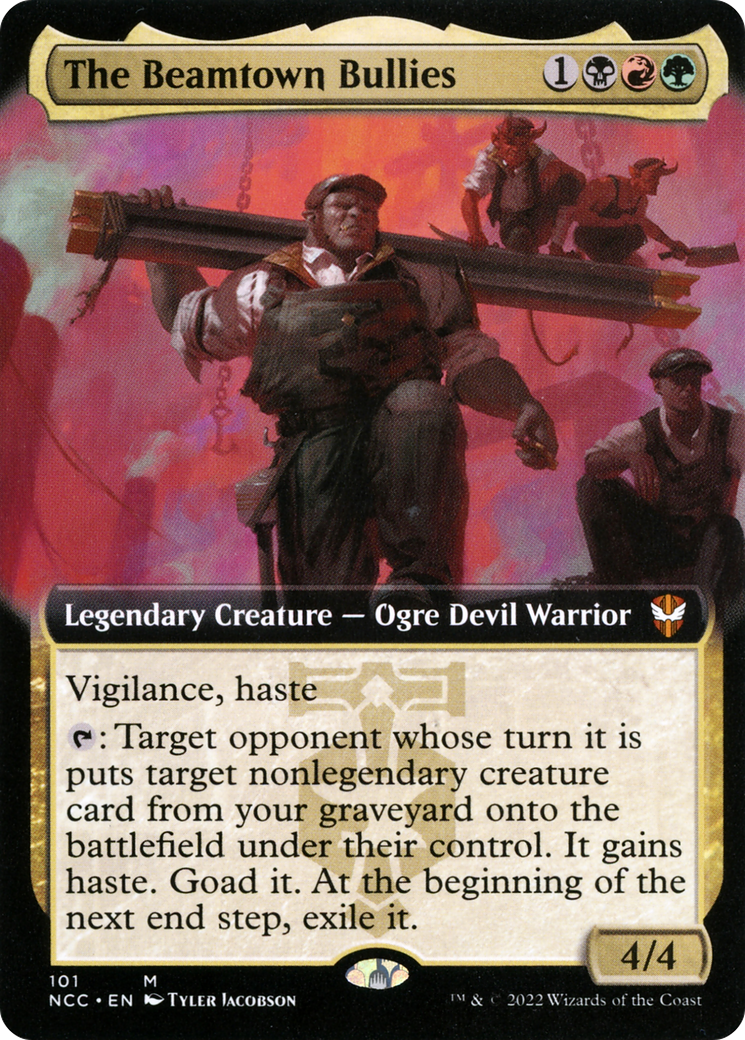 The Beamtown Bullies (NCC-101) - New Capenna Commander: (Extended Art) Foil - Premium MTG Single from Wizards of the Coast - Just $0.59! Shop now at Game Crave Tournament Store