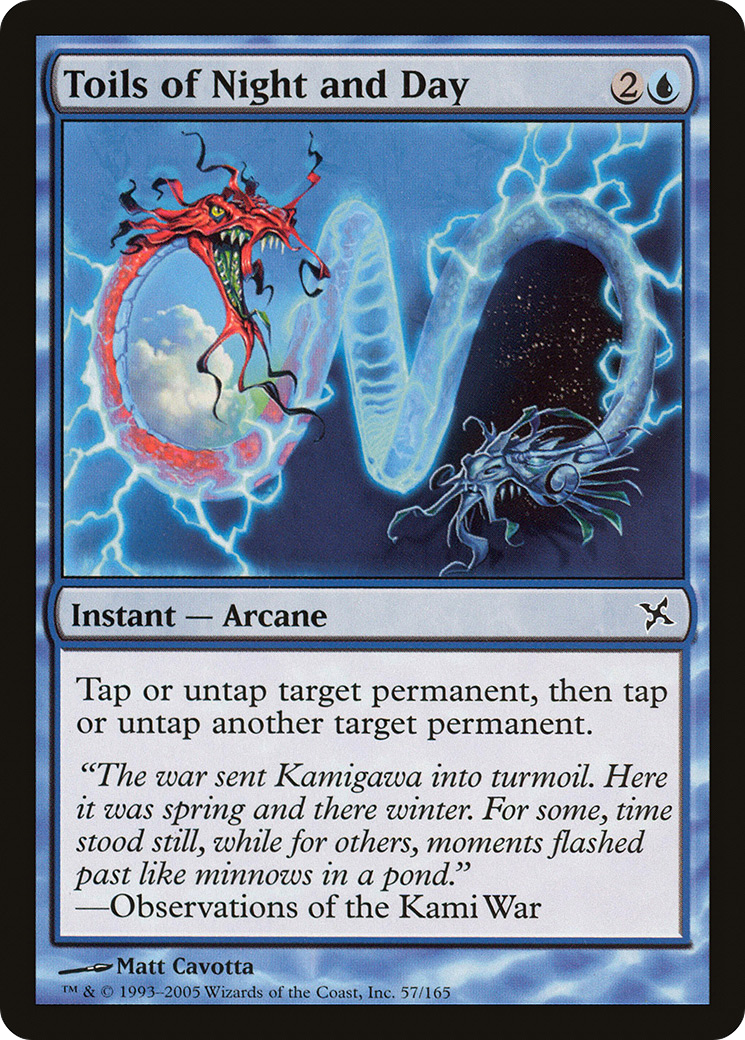 Toils of Night and Day (BOK-057) - Betrayers of Kamigawa - Premium MTG Single from Wizards of the Coast - Just $0.08! Shop now at Game Crave Tournament Store
