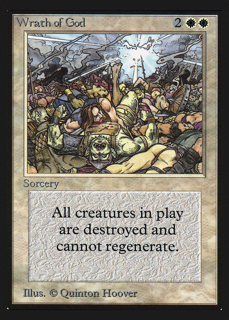 Wrath of God (CEI-046) - Intl. Collectors' Edition - Premium MTG Single from Wizards of the Coast - Just $10.76! Shop now at Game Crave Tournament Store