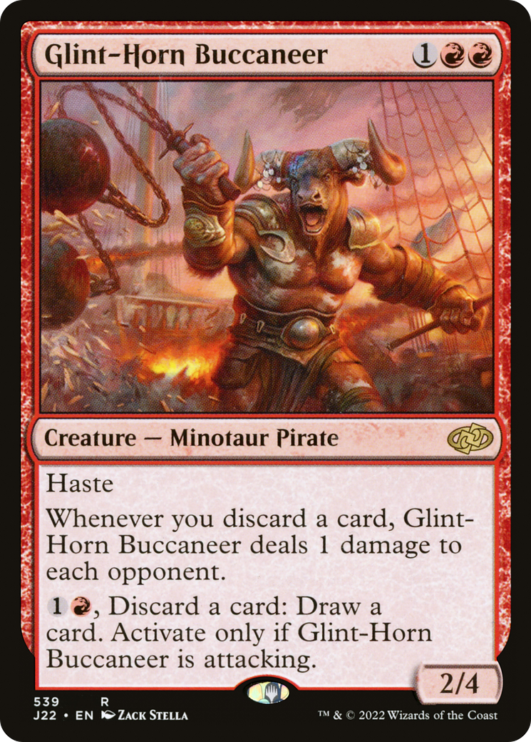 Glint-Horn Buccaneer (J22-539) - Jumpstart 2022 - Premium MTG Single from Wizards of the Coast - Just $1.16! Shop now at Game Crave Tournament Store