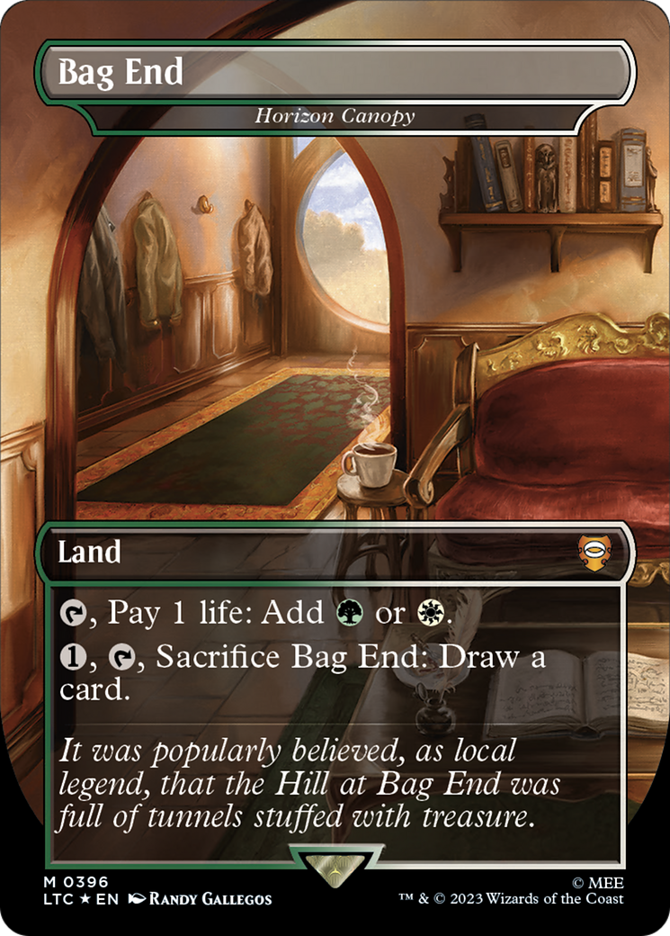 Horizon Canopy (LTC-396) - Tales of Middle-earth Commander / Bag End (Borderless) Foil - Premium MTG Single from Wizards of the Coast - Just $4.60! Shop now at Game Crave Tournament Store