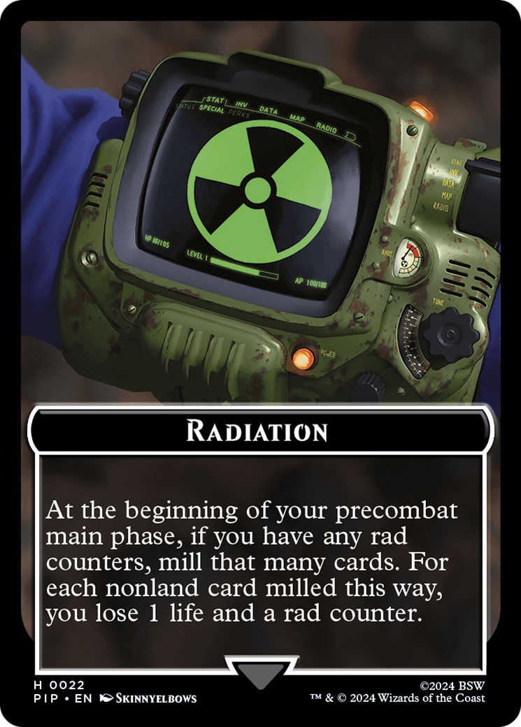 Radiation (TPIP-022) - Fallout Tokens - Premium MTG Single from Wizards of the Coast - Just $0! Shop now at Game Crave Tournament Store