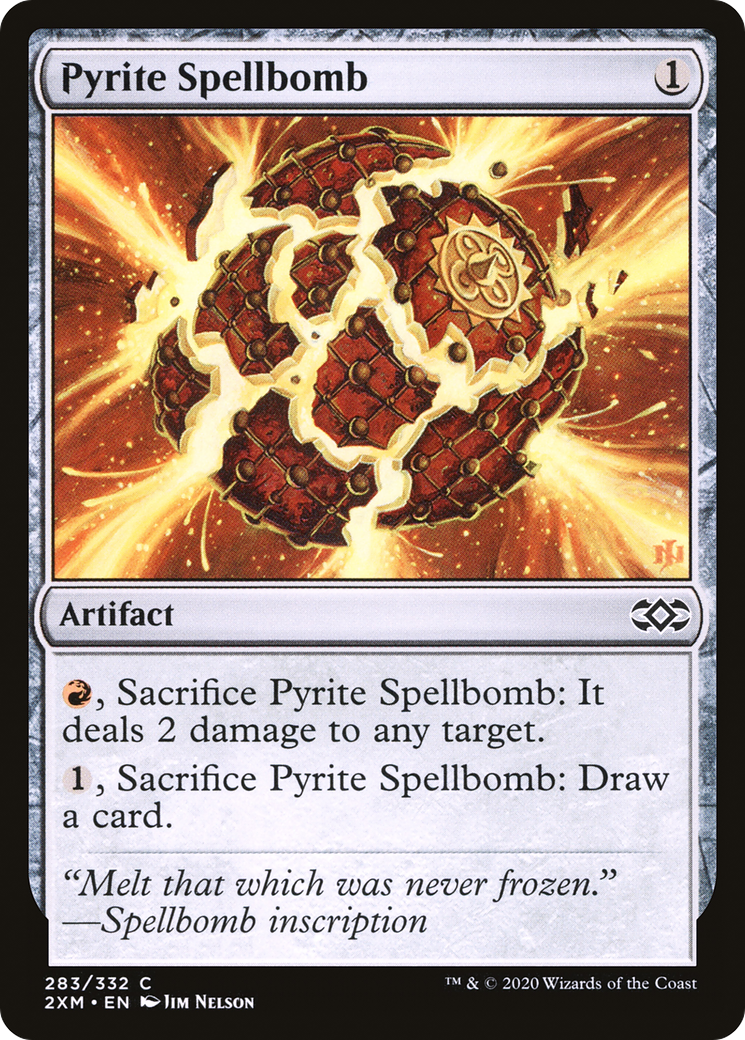 Pyrite Spellbomb (2XM-283) - Double Masters - Premium MTG Single from Wizards of the Coast - Just $0.08! Shop now at Game Crave Tournament Store