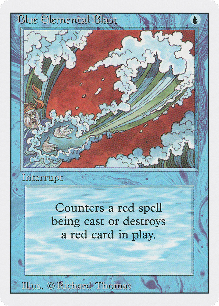 Blue Elemental Blast (3ED-049) - Revised Edition - Premium MTG Single from Wizards of the Coast - Just $0.47! Shop now at Game Crave Tournament Store